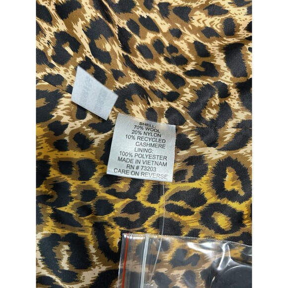 NWT Marvin Richards Double Breasted Cream Jacket Wool Cashmere Coat 6 Fit Flare - Picture 6 of 7